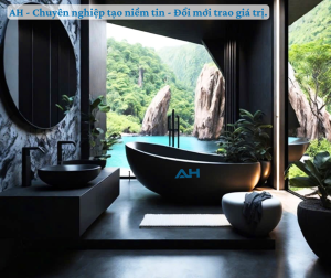 LAVABO / CHẬU RỬA MẶT - NỔI ĐẶT BÀN ĐÚC NGUYÊN KHỐI TỪ ĐÁ SOLID SURFACE _ MODEL: HC-011