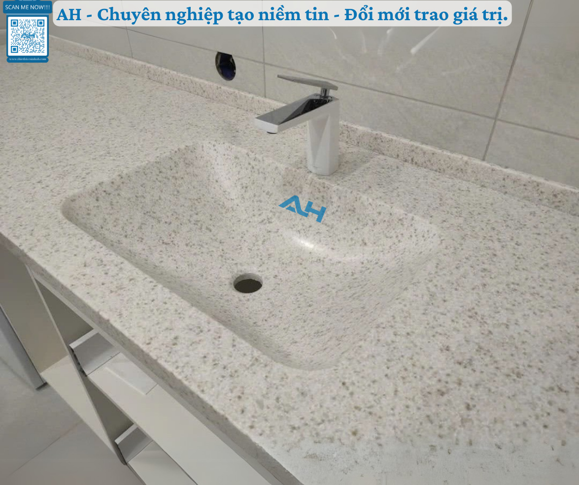 lavabo solid surface cho phòng tắm Kiên Giang.