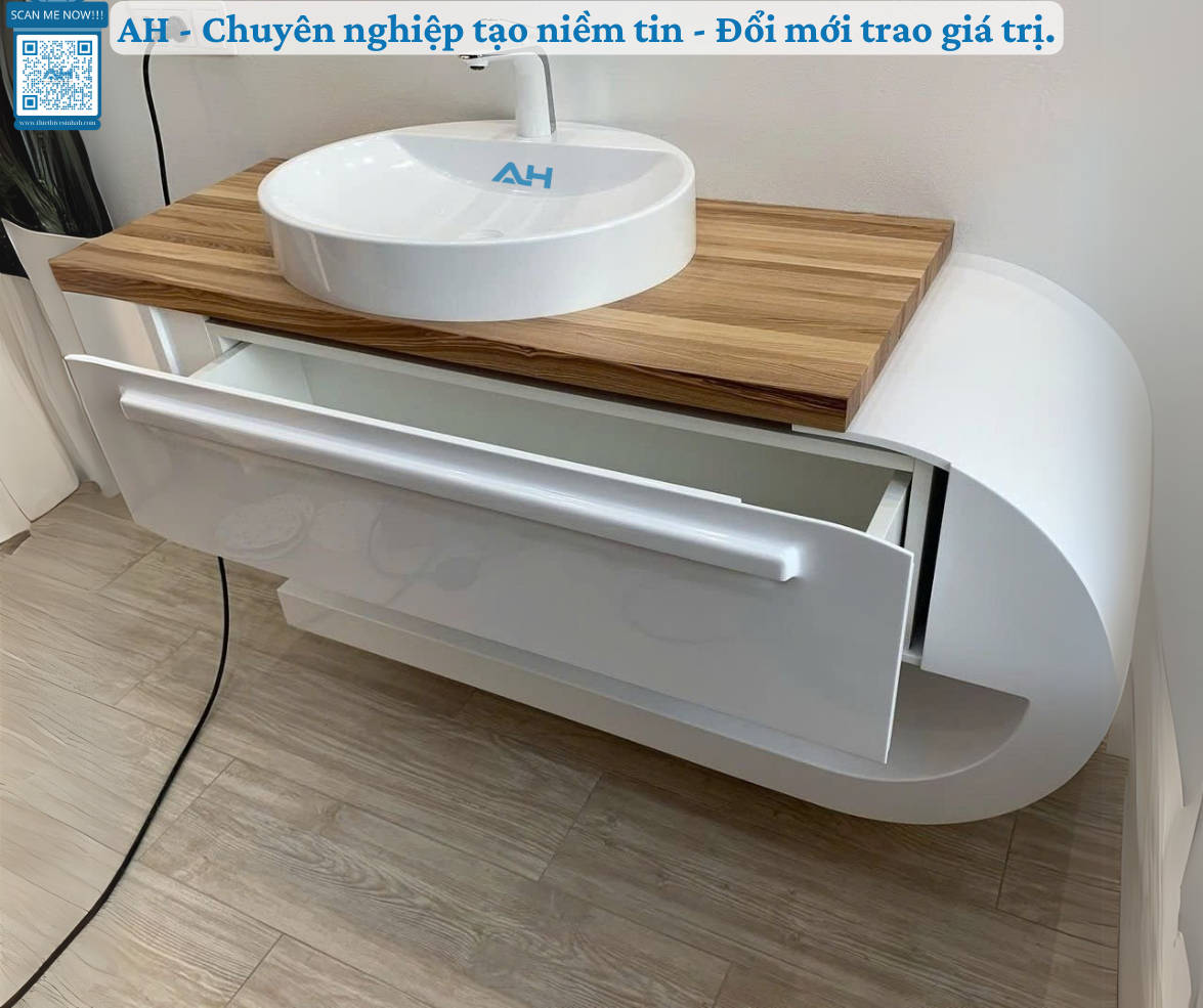 Đánh giá lavabo solid surface đúc nguyên khối có tốt không