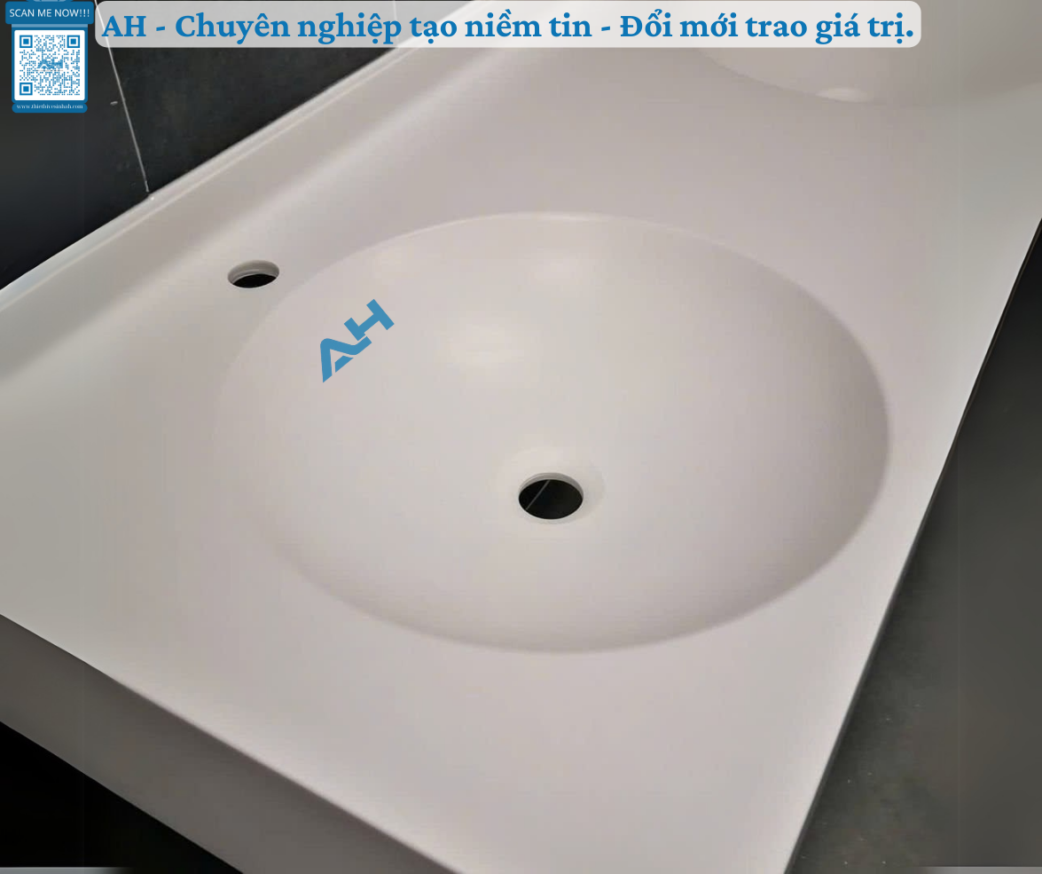 Quy trình bàn giao công trình lavabo solid surface không đường nối tại Hà Tĩnh