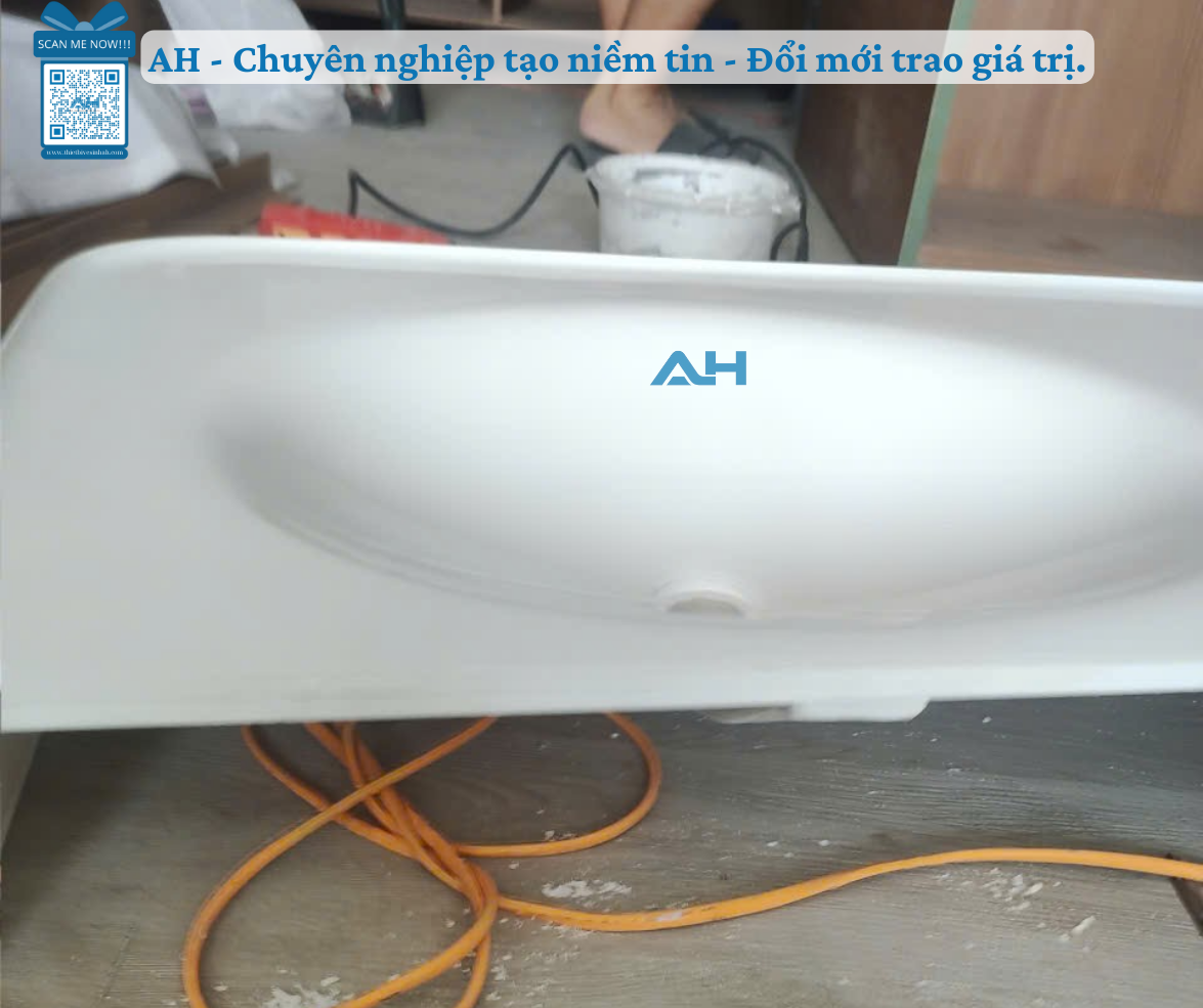 làm lavabo solid surface theo yêu cầu uy tín ở Hà Giang
