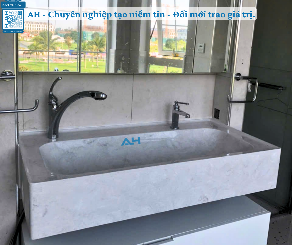 Phú Yên hoàn thiện dự án lavabo solid surface kháng khuẩn