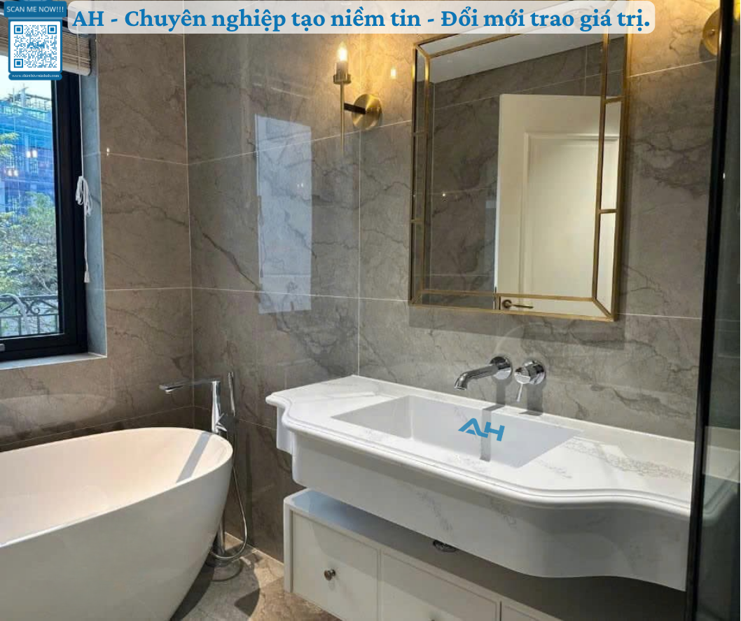 Bàn Giao Hạng Mục Lavabo Đá Solid Surface Chống Thấm Cho Dự Án Nghỉ Dưỡng Vũng Tàu