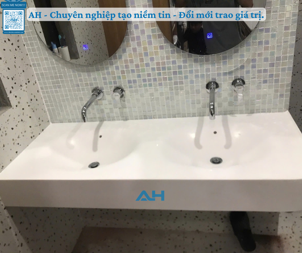 Tại Sao Lavabo AH Đúc Liền Mạch Lại Là “Khắc Tinh” Của Nấm Mốc?