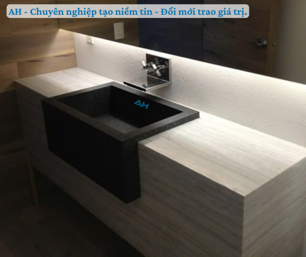 Nâng Tầm Phong Cách Sống Thượng Lưu Với Lavabo Solid Surface Đúc Nguyên Khối Độc Bản